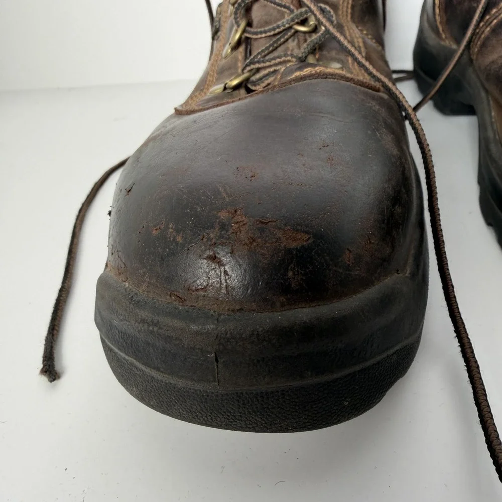 Irish Setter Boots Mens 11 Brown Leather 83618 Ankle Work EH Safety‎ Toe